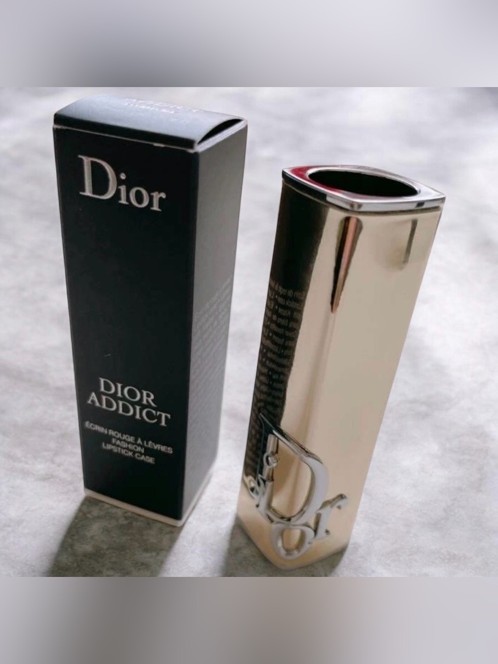DIOR ADDICT FASHION LIPSTICK CASE - METALLIC GOLD NIB - Picture 4 of 8